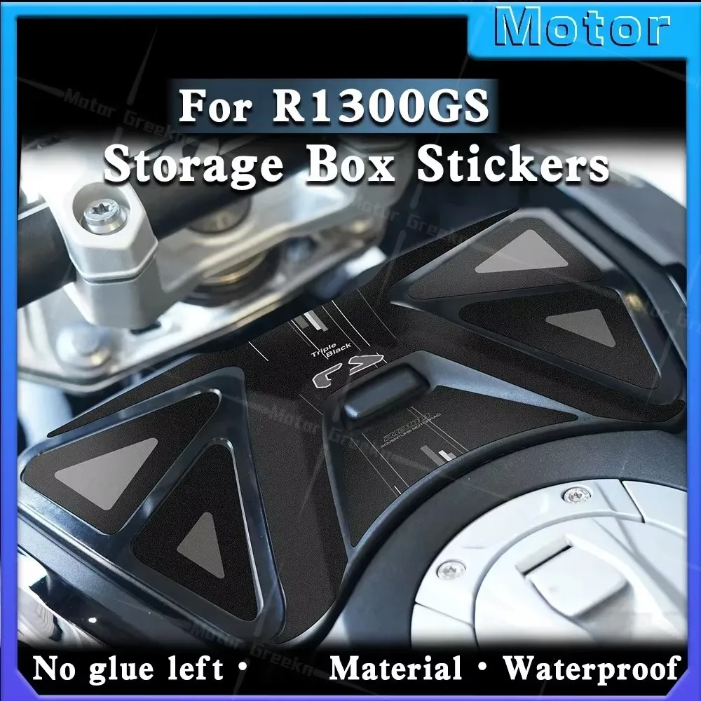  Motorcycle Accessories Glove Box Stickers Frosted Protection Decals For R1300GS R1300 GS Triple Black 2023-2026 Waterproof