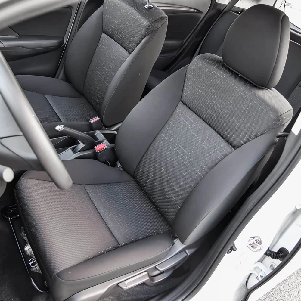 

Custom Car Seat Cover For Honda Fit Jazz 2014 2015 2016 2017 2018 2019 2020 PU Leather Protector Cushion Full Set Seat Covers
