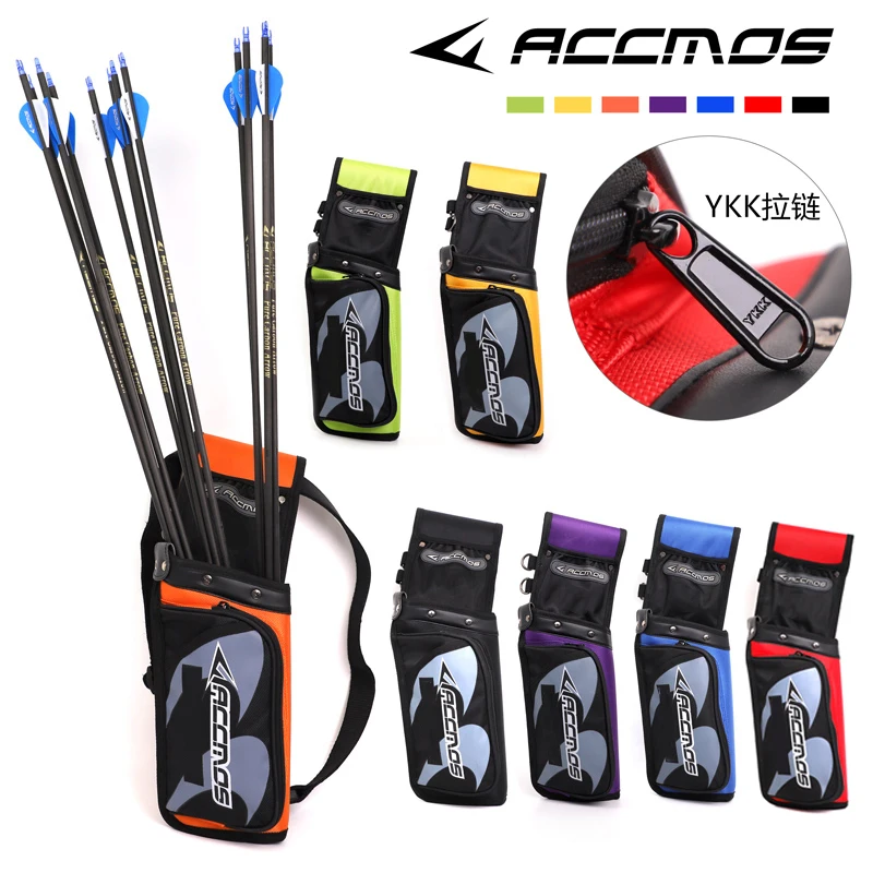 ACCMOS 7 Color Field Arrow Quiver Reverse Hold Arrow Bag for Recurve/Compound Bow for Archery Hunting