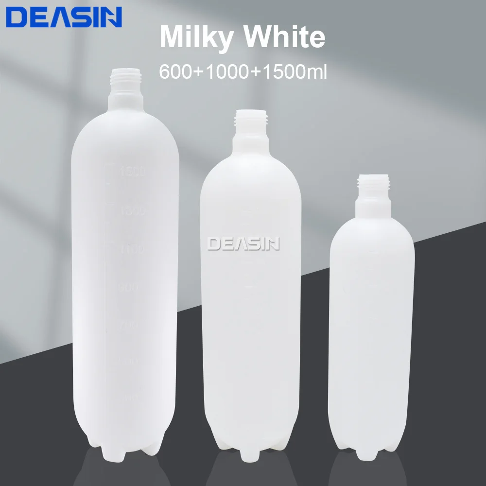 DEASIN 600/1000/1500ml Dental Chair Water Storage Bottle Turbines Plastic Replacement Tooth Unit Accessories With/Without Lid