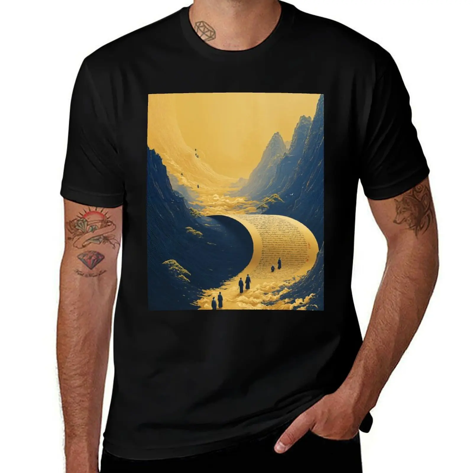 

The Path of the Written Wind T-Shirt luxury designer Aesthetic clothing summer clothes anime tshirt mens plain t shirts