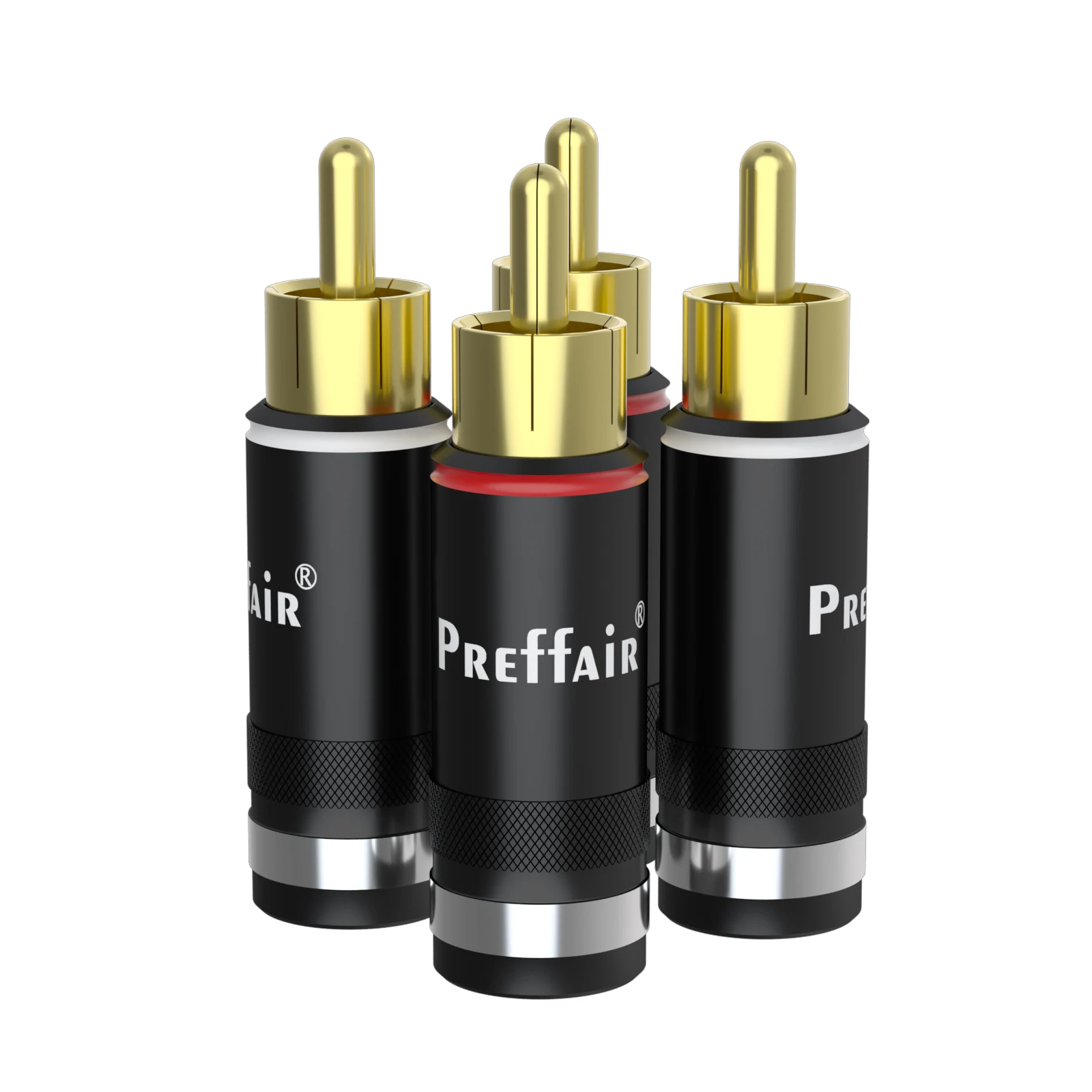 Preffair RCA-Stecker HiFi-Audio-RCA-Adapter Anschluss – Detail 7