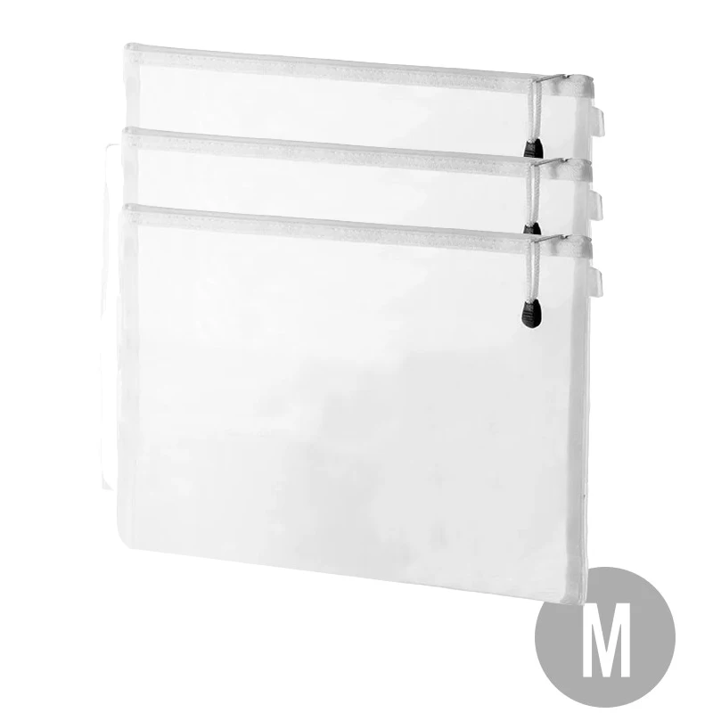 Mesh Zipper File Bag, Toy Storage Organizer