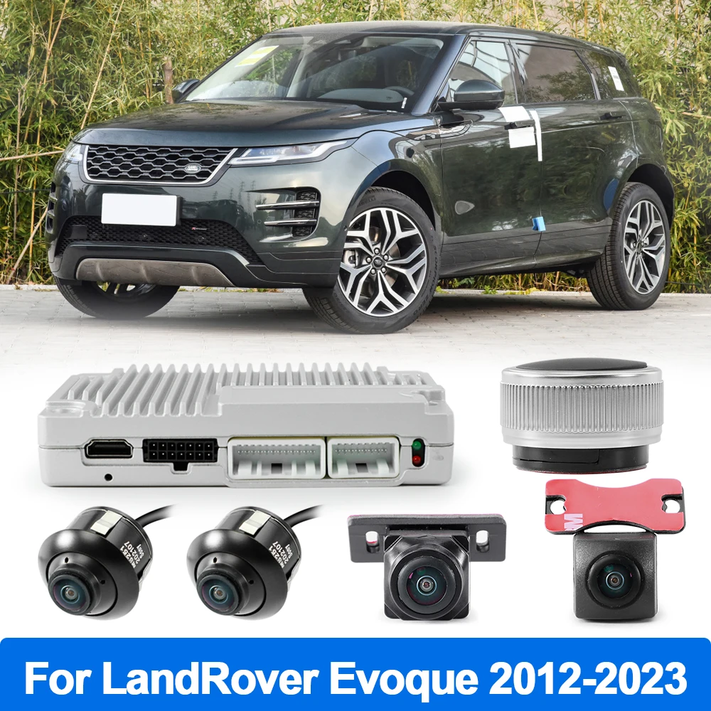 Car Bird Super 3D Panoramic Aerial View System for Land Rover Evoque 2012 2013 2014 2015 2016 2017 2018 2019 2020 2021 2022 2023