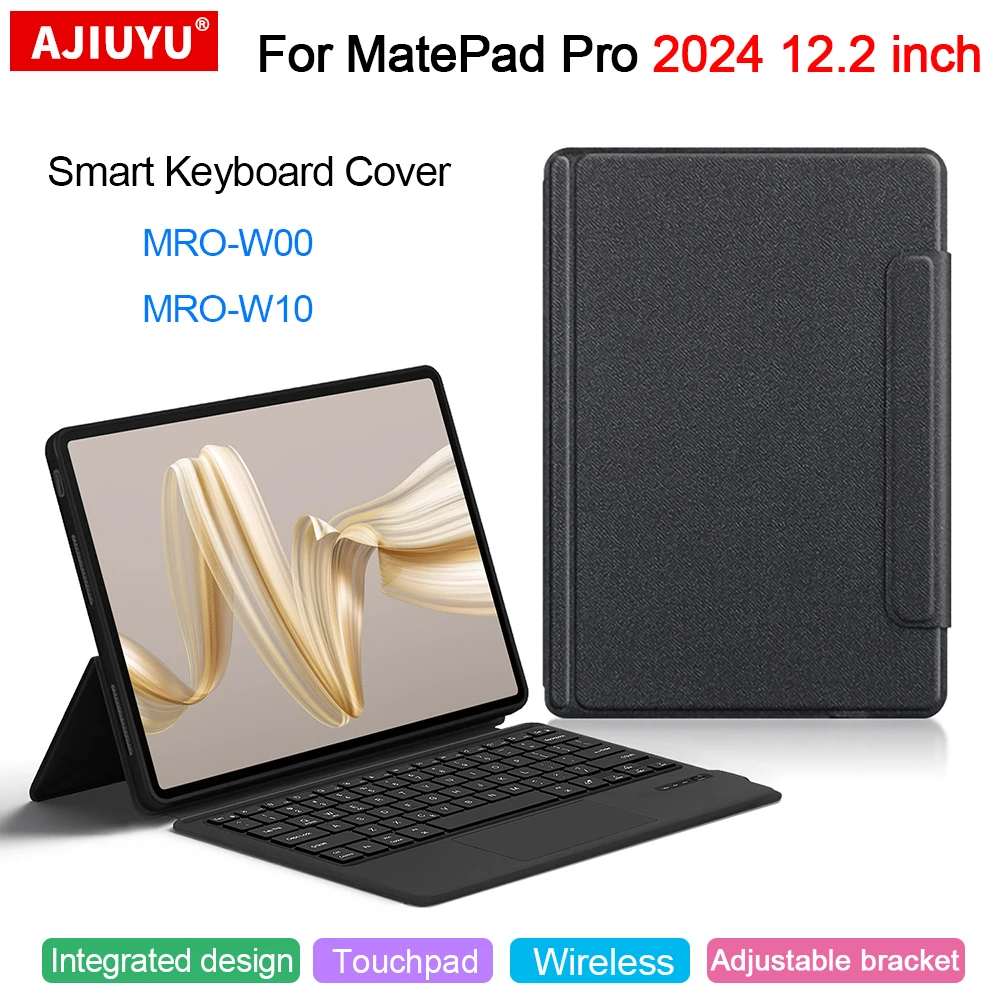 

Case Cover For HUAWEI MatePad Pro 2024 12.2 Inch MRO-W00 Wireless Keyboard TouchPad Protective Cases Stand Shell Portuguese