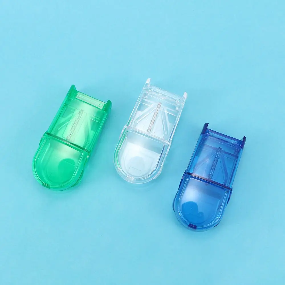 

Case Pills Container Tablet Cutter Splitter Home Pill Storage Safety Medicine Cases Drug Box Storage Box Pill Cutter Splitter