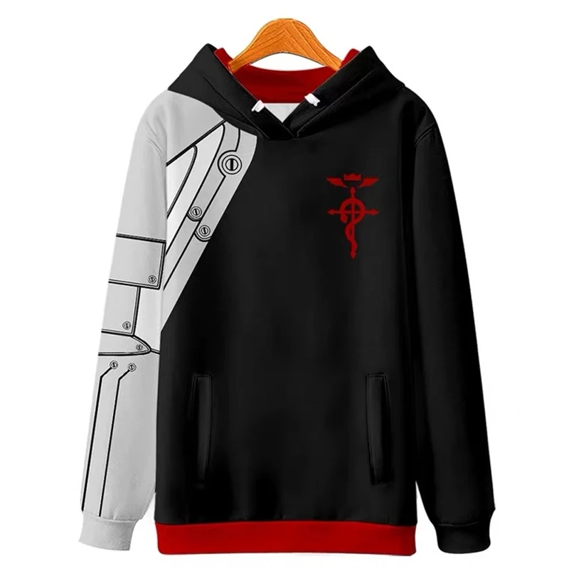 

Fullmetal Alchemist Japan Anime 3d Hoodies Pullover Cosplay Spring Autumn Men Women Hoody Fashion Long Sleeve Hooded Sweatshirts