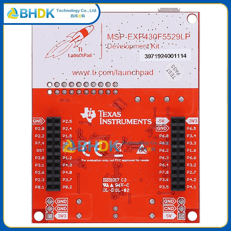 For MSP-EXP430F5529LP MSP430F5529 Low Power Embedded Evaluation Kit USB LaunchPad