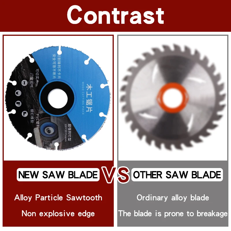 1PC Woodworking Special Saw Blade Sharp and Durable Solid Wood Steel Nail Aluminum PVC Cutting Blade Electric Saw Blade image 4