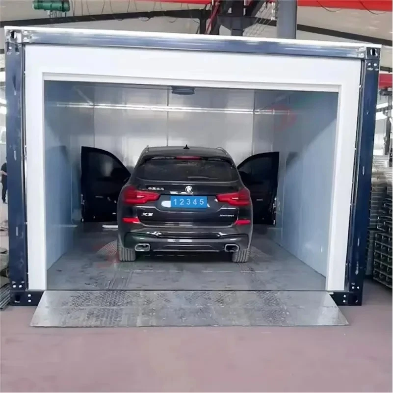 Any Size Custom Multi Functional Prefab Steel Structure Storage Building Mobile Garage Carport Container Warehouse For Yard
