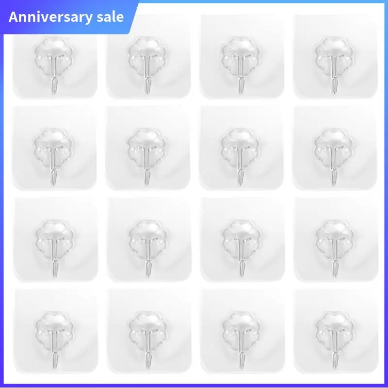 ABPP-20 個防水自己粘着フック高耐久壁フック家庭のキッチンバスルームに適したパンチフリーの強力なフック