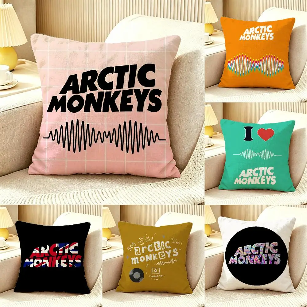 Band Arctic Monkeys Cushion Cover Pillow Cover Nordic Minimalist Throw DoubleSided Print Cushion Case for Sofa Bedroom Decor