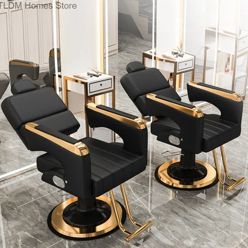 

Hairdressing Swivel Barber Chairs Recliner Adjustable Hair Cutting Comfort Barber Chairs Spa Speciality Sillas Salon Furniture