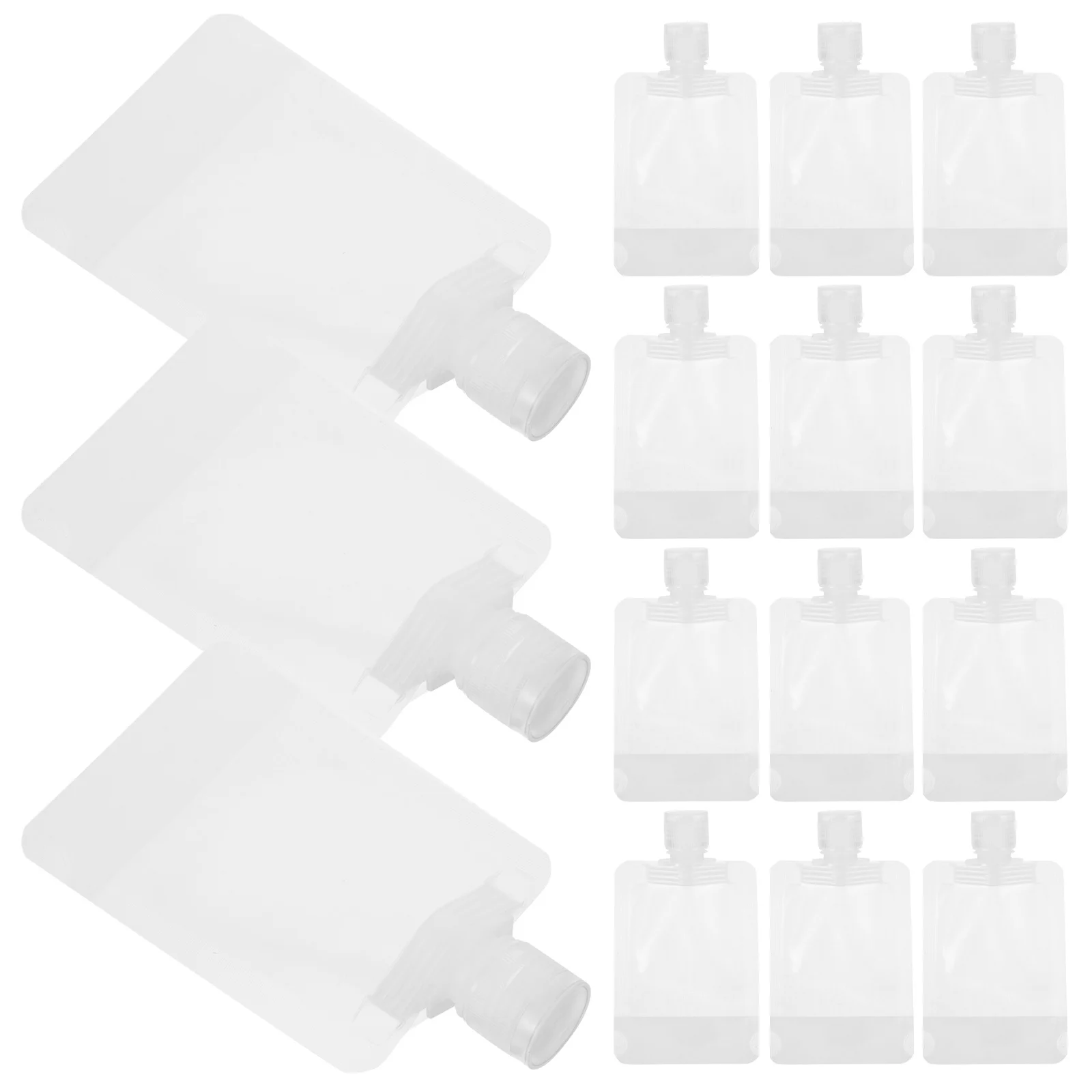 

1 set Empty Lotion Bags Travel Sub-Packing Pouches For Creams Moisturizers Hand Soaps Essentials Storage Solution