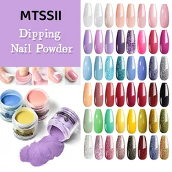 Mtssii 10g/5g Dipping Nail Powder Proszek akrylowy Natural Dry No Need Lamp Cure Dipping System Do Manicure Paznokcie Akcesoria