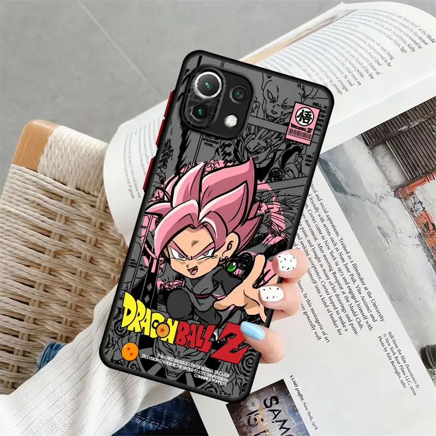 Custodia posteriore per telefono per Xiaomi Mi 12T 10T 13 11 Lite 12x 11T 14 13 Pro Dragon Ball Cartoon carino