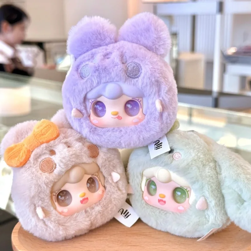 

Подлинная Yooki V2 милый маленький кролик виниловая плюшевая слепая коробка игрушки мягкая кукла милый коллекционный декор сумка кулон девушка-сюрприз подарки