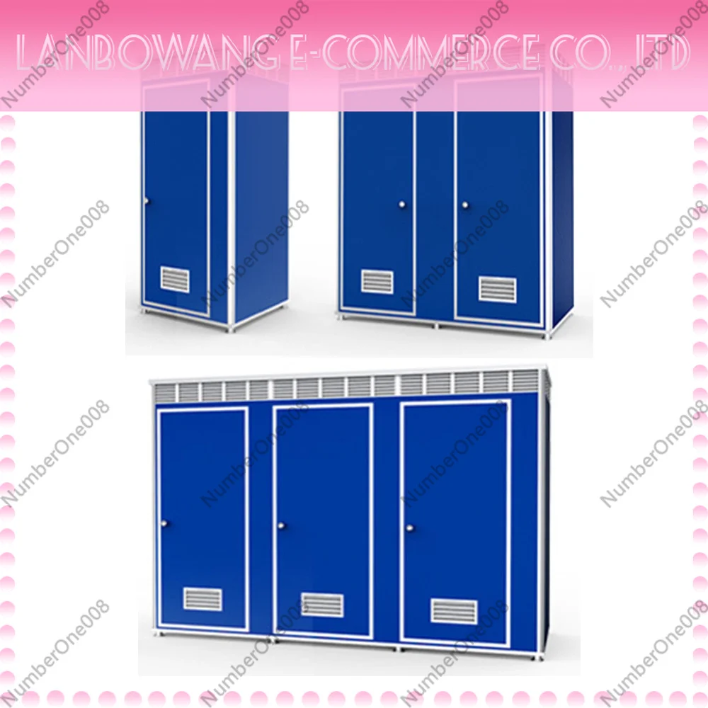 Modern Prefabricated Outdoor Portable Toilet Bathroom with Sandwich Panel Construction for Camping Construction Site