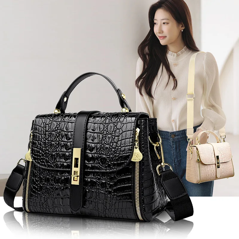 

Retro Simple Women's Bags, High-end Handbags, Cross-border New French Fashion Large-capacity Shoulder Messenger Bags