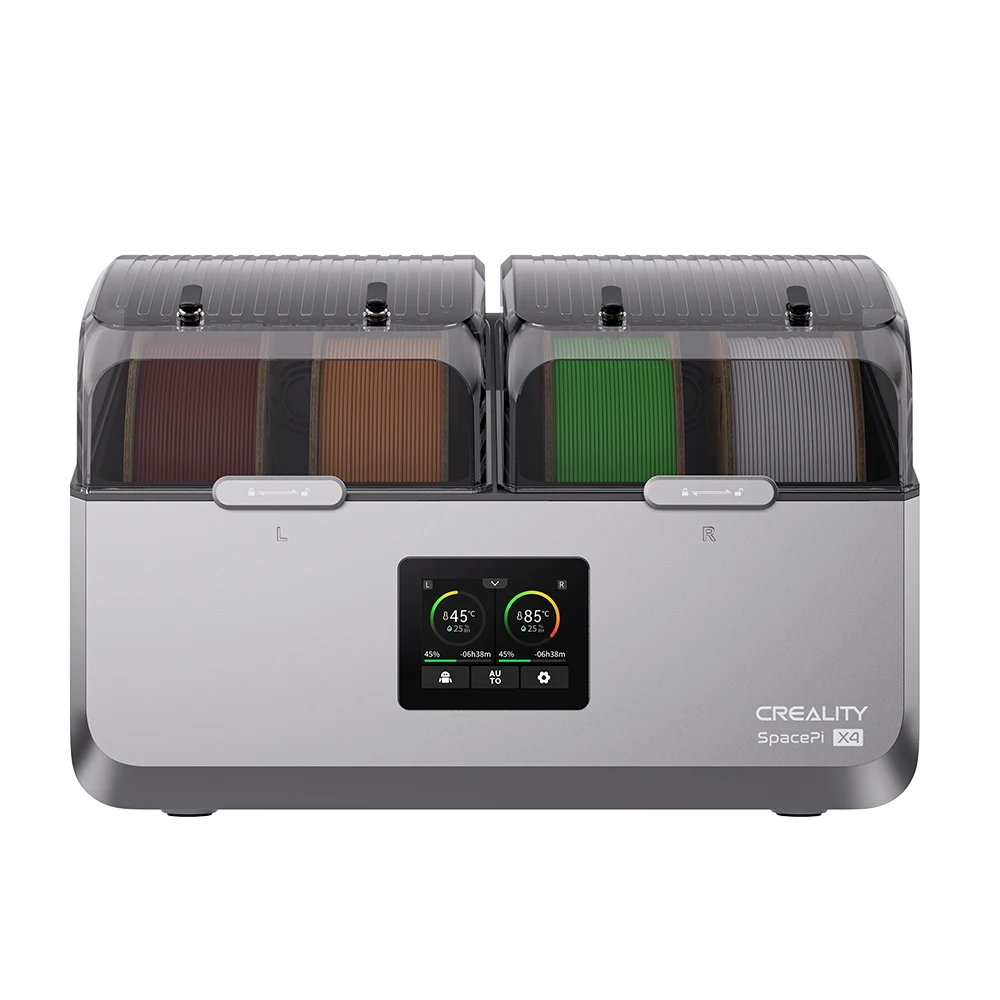Creality Space Pi X4 Filament Droger Dubbele Onafhankelijke Verwarming Kamers Actieve Ontvochtiging FDM 3D Printer Filament Droger Box - afbeelding 2
