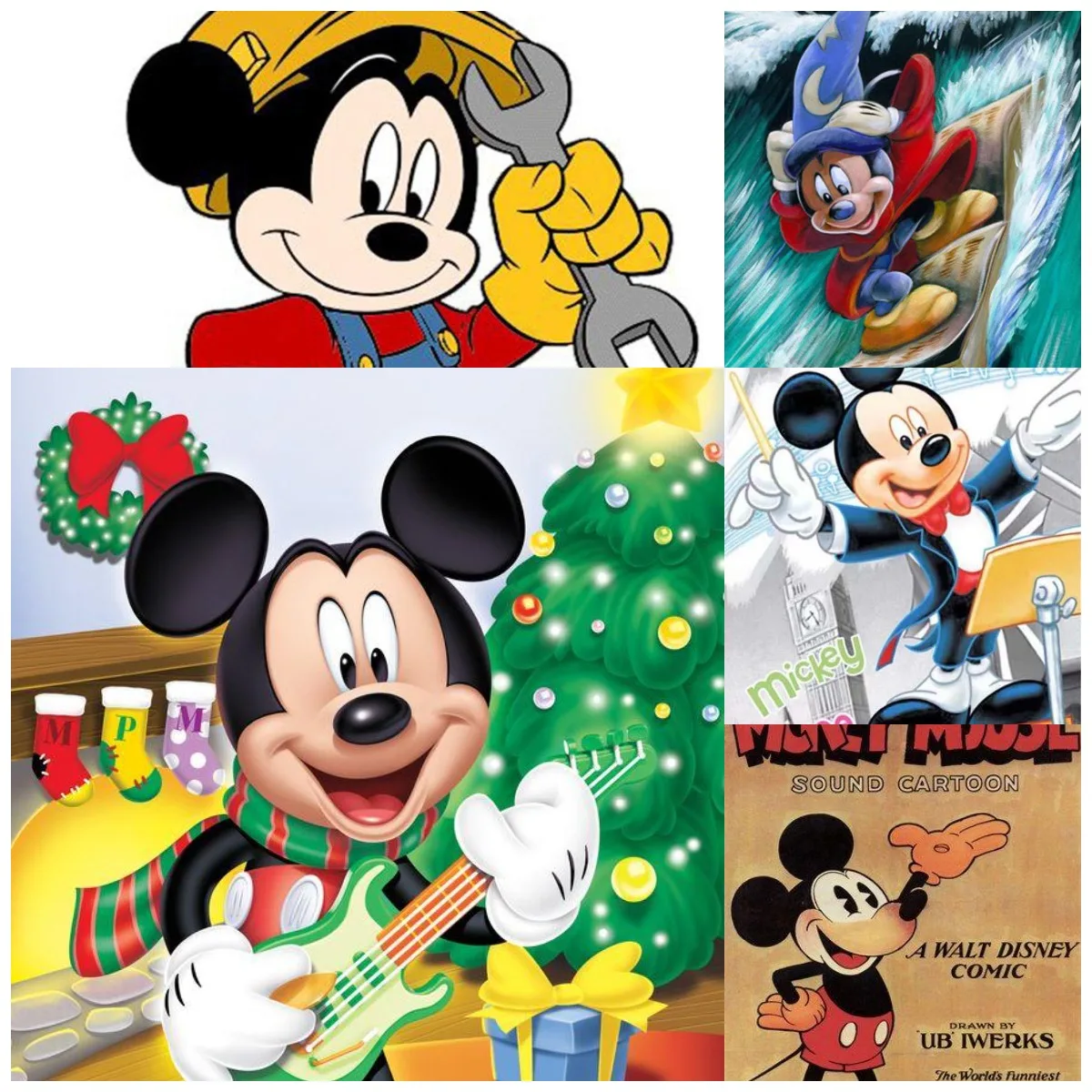 Disney DIY 5D Lukisan Diamond Painting Bordir Hewan Mickey Minnie Diamond Embroidery Gambar Dari Berlian Imitasi Mosaik Rumah