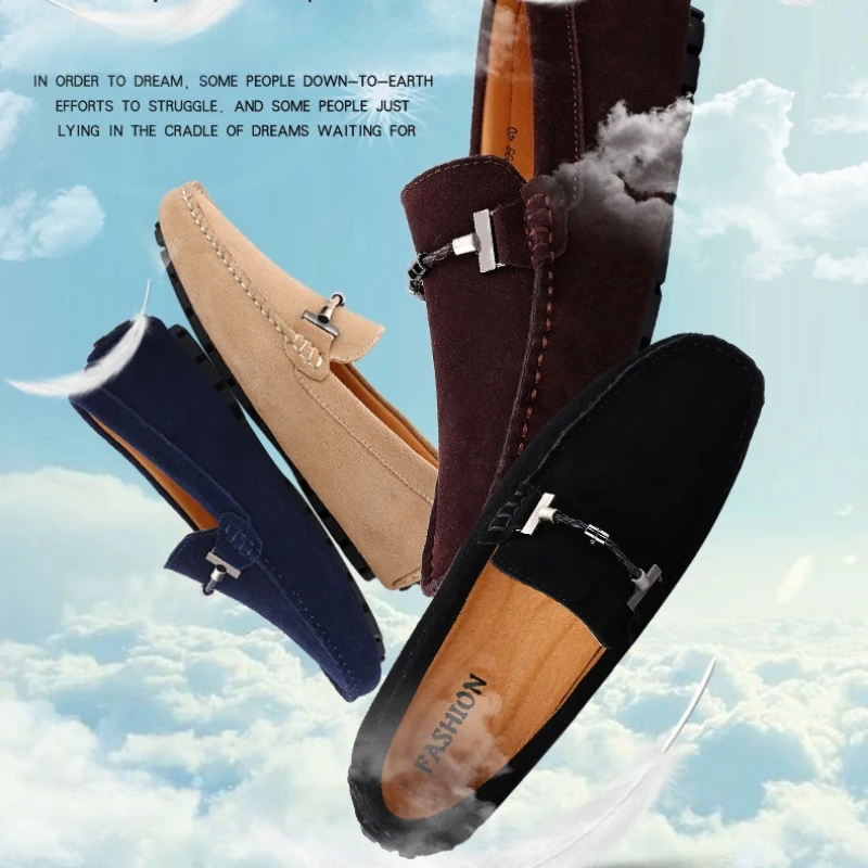 

New Brand Design Men Penny Loafers Formal Shoes Genuine Leather British Style Men Flats Casual Driving Shoes Sapatos Para Hombre