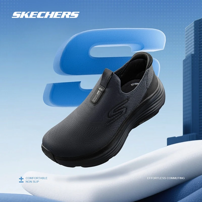 Skechers tênis masculino para corrida, tênis esportivo confortável, leve, respirável, para caminhada, tênis para corrida, zapatillas hombre