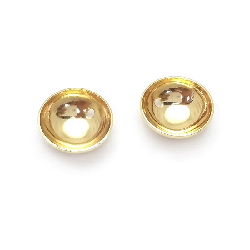 20PCS 18K Gold Color Brass Curved Surface Round Charms High Quality Diy Jewelry Making Necklace Earrings Accessories for Women image 4