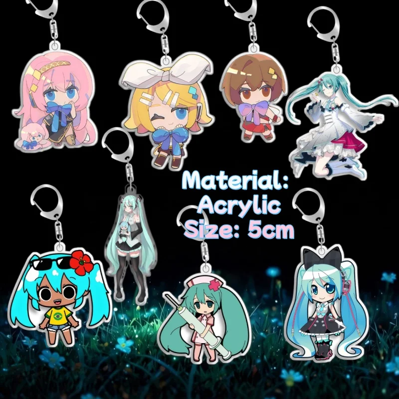 Акриловый-брелок-ручной-работы-для-фанатов-hatsune-miku-megurine-luka-kagamine-len-милый-кулон-для-рюкзака-подарок-для-любителей-игр-украшение