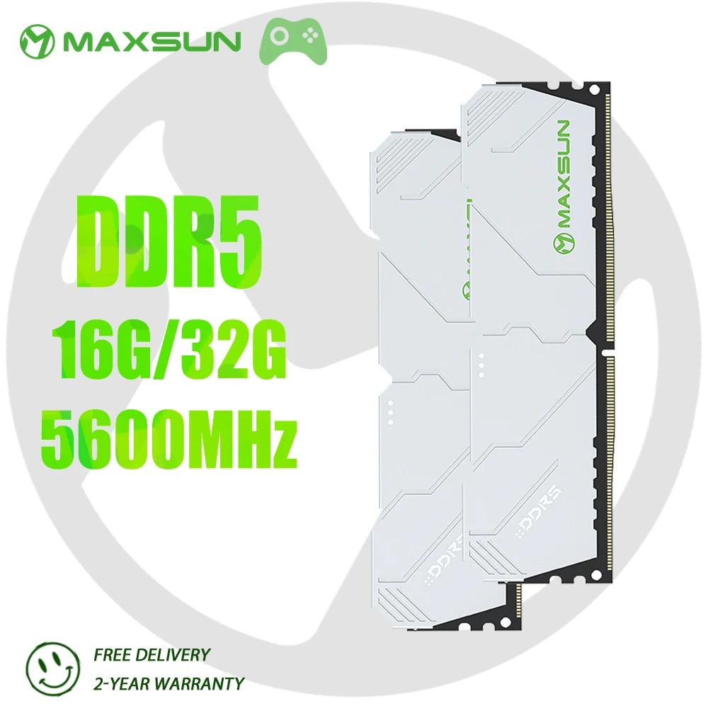 MAXSUN New DDR5 16GB 32GB 5600MHz memory desktop Game memory 288Pin Dimm 1.25V suitable for desktop high performance