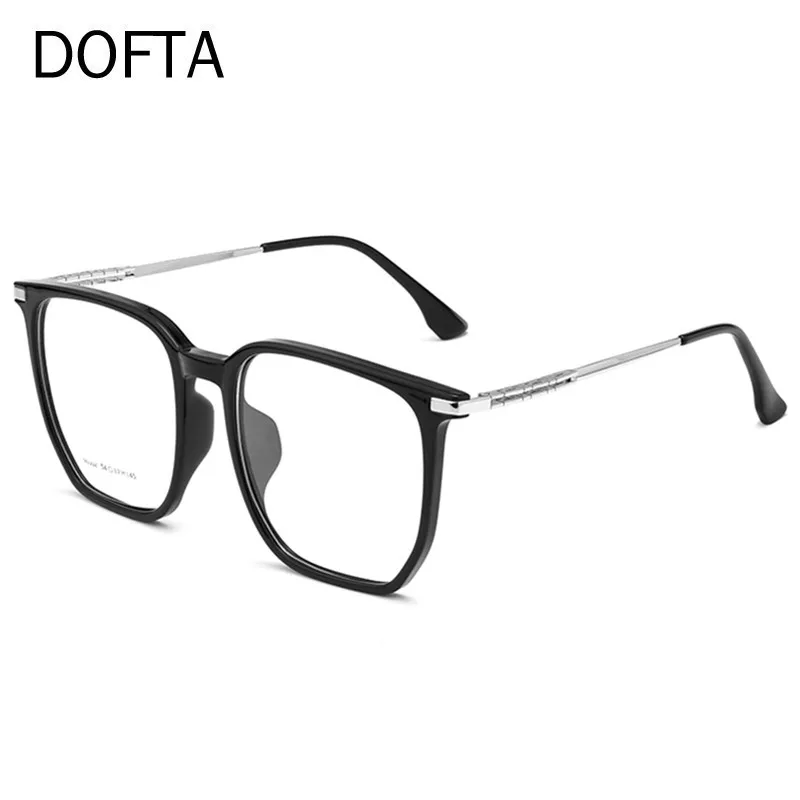 

DOFTA Ultralight Comfortable Plastic Titanium Myopia Glasses Frame Women Big Square Optical Prescription Eyeglasses Frame Men