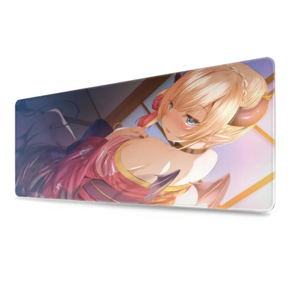 Anime Hololive VTuber Yuzuki Choco Mousepad Large Gaming Mouse Pad LockEdge Thickened Computer Keyboard Table Desk Mat