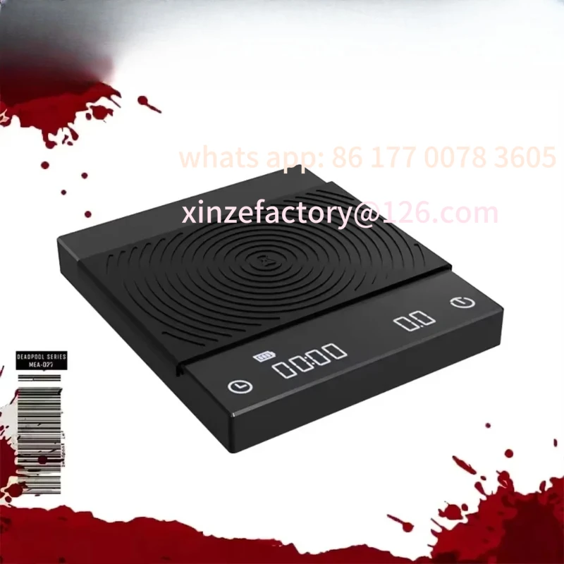 

Customizable Black Mirror Basic2 Plus Up Digital Coffee Food Kitchen Scale With Time USB Light Weight Mini Digital