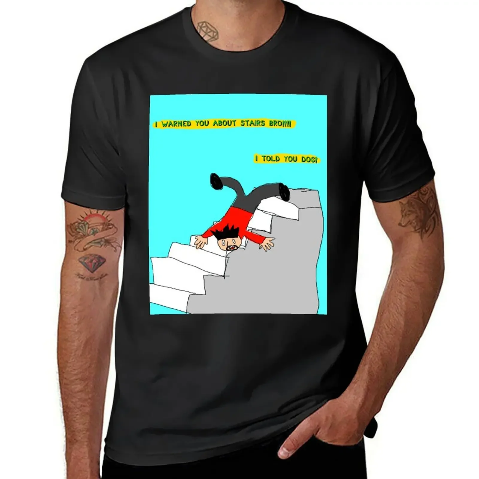 oh no I am falling down all these stairs- Sweet Bro and Hella Jeff T-Shirt anime t shirts for a boy mens champion t shirts