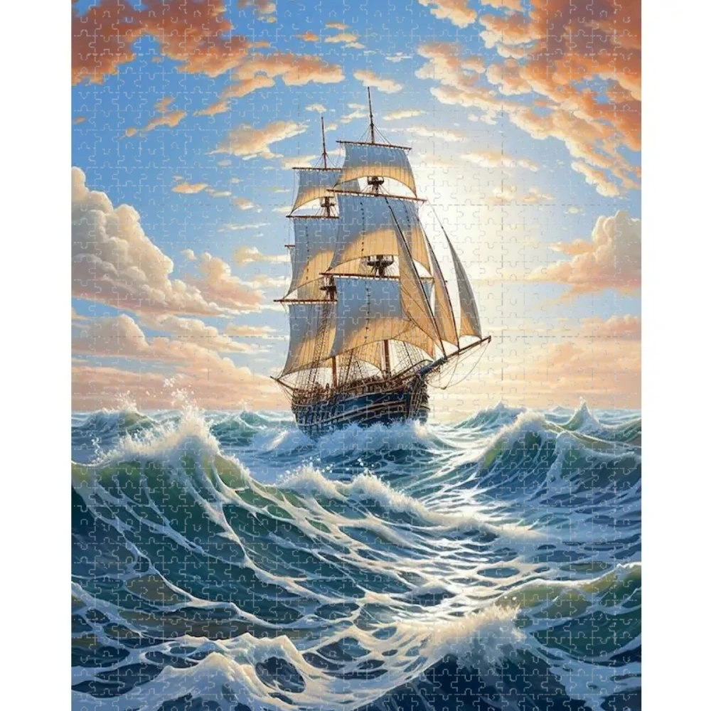 

Пазл из 1000 деталей, пазл с природным пейзажем, идеально подходит для творческих занятий своими руками с семьей, подарок, развивающая игрушка