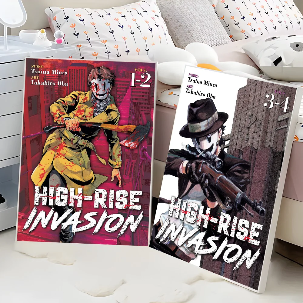 High-Rise Invasion Movie Sticky Posters Retro Kraft Paper Sticker DIY Room Bar Cafe Aesthetic Art Wall Painting