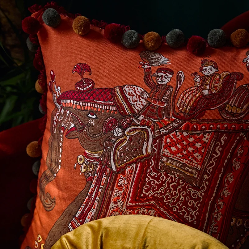 Luxury Caramel Tiger Print Gold Brown Color Cushion Cover Decorative Pillow Case Art House Sofa Chair Bedding Coussin