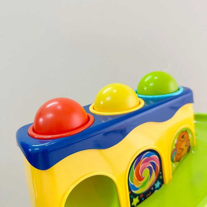 Jouet boule de martelage pour enfants, jeu interactif amusant, développe les motricité et la reconnaissance des couleurs, cadeau d'apprentissage préscolaire pour les tout-petits