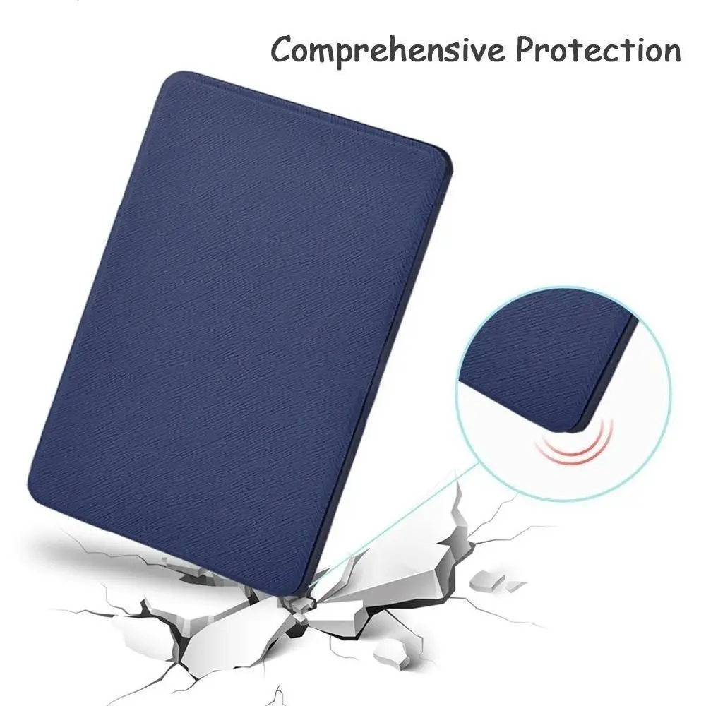 PU Leather Folio Case Auto Sleep/Wake Shockproof Smart Cover Lightweight Anti Scratch for Kindle 2024 6