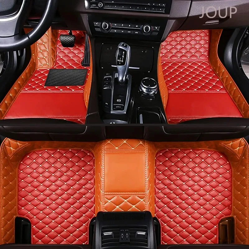 

Custom Car Floor Mats for Skoda Superb 2013-2015 Year Eco-friendly Leather Car Accessories Interior Details