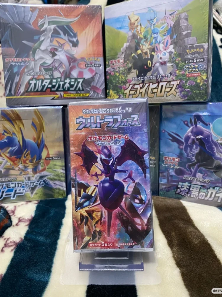Cartes Pokemon japonaises originales Sv4 Sv5 Sv9 Ex Booster Box Packs cartes à collectionner Collection Rare jeu de compétition cadeaux