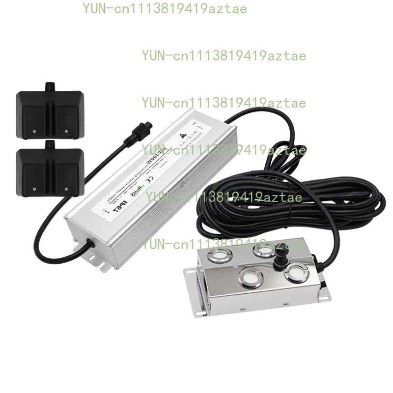 Ultrasonic Vibration Humidifier 4 Disc Piezoelectric Ceramic Atomizer Mushroom Pond Landscape Sprayer