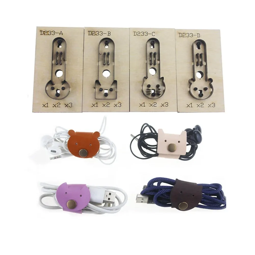 Leather Cutting Die Animal Headphone Cable Winder Cut Mold Leather Punch Die,Handmade Cutters