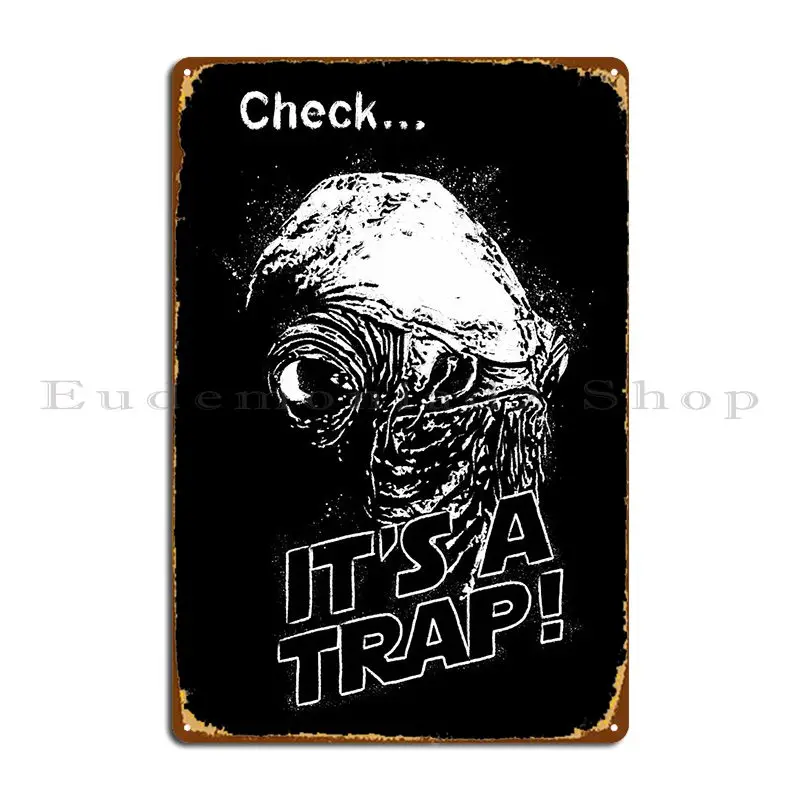 It S A Trap Poker Metal Plaque Poster Plaques Cinema Party Create Customize Tin Sign Poster