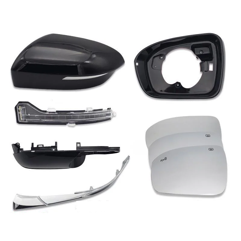 

Auto Left Right Rear Heated Blind Spot Warning Mirror Glass Cover Frame Turn Signal Light for Changan CS75 Plus