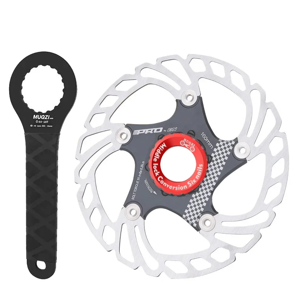 9/12/15mm Bicycle Centerlock Lockring and Spacer Bike Center Lock Cover Wrench Aluminium Alloy for 6 Bolt Disc Brake Rotor view 5
