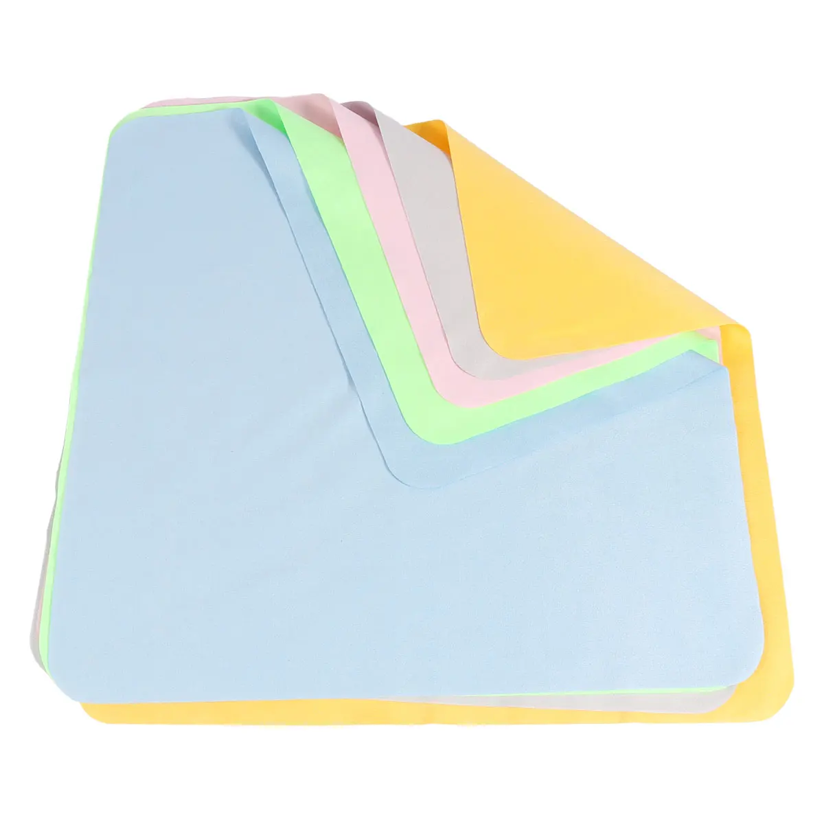 

5Pcs Screen Cleaning Cloth Large Microfiber Wipe Reusable Soft Portable Phone Tablet Computer Lens Jewelry Car CD