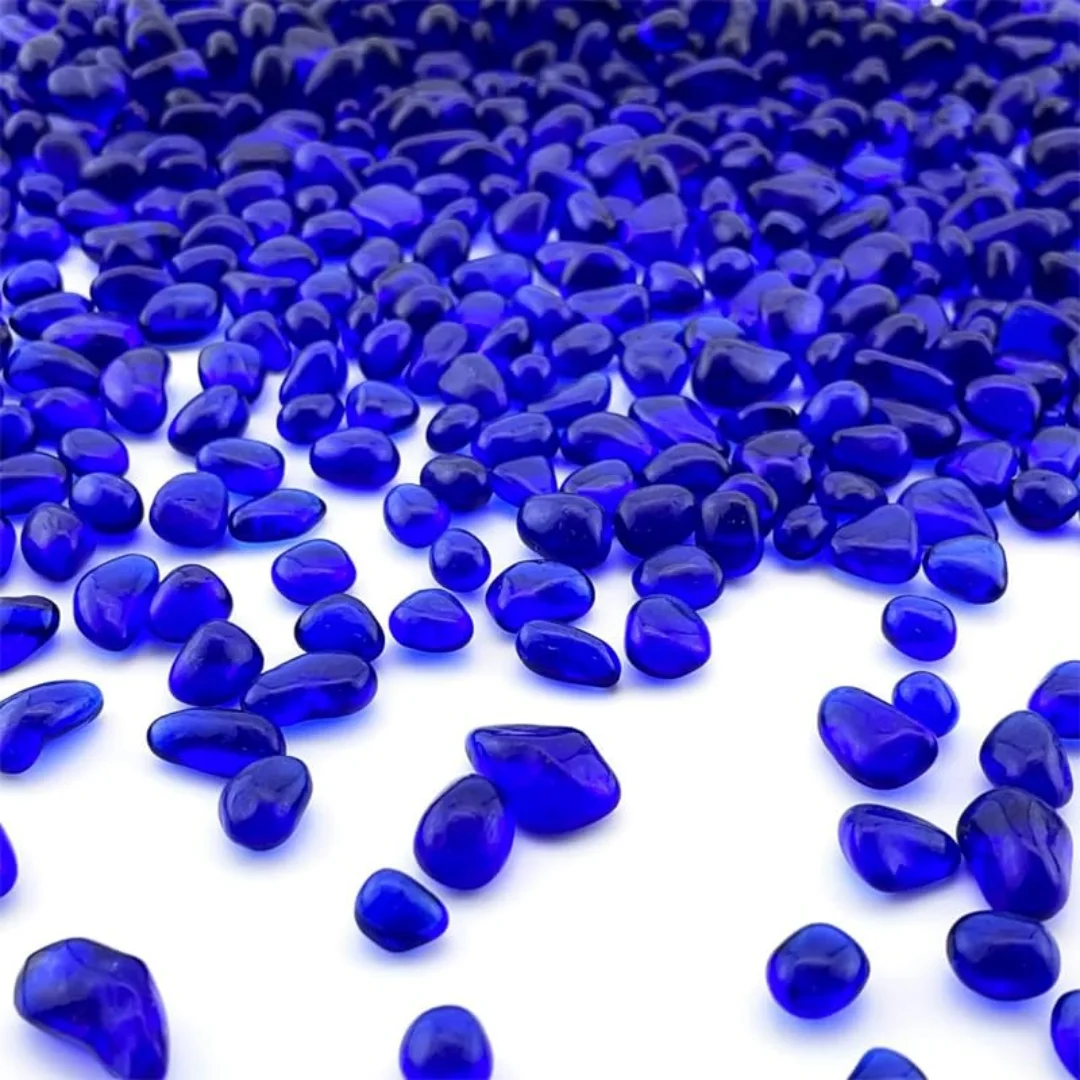 듀크 블루 유리 분쇄석 불규칙한 파란색 크리스탈 자갈  - Marine Aquarium Gravel 리뷰 및 가격