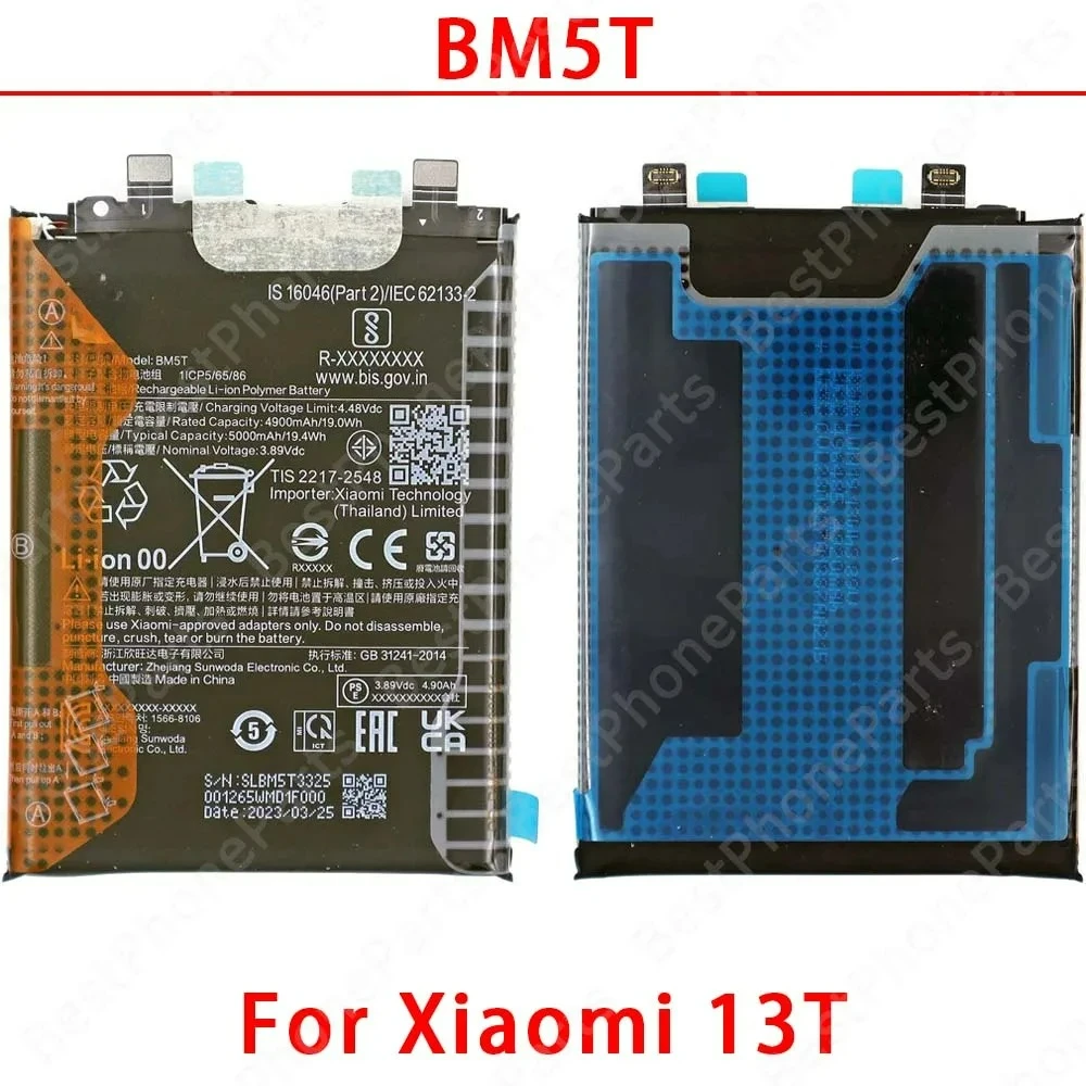 Xiaomi 13 Battery Replacement 3501mAh-5000mAh Li-ion
