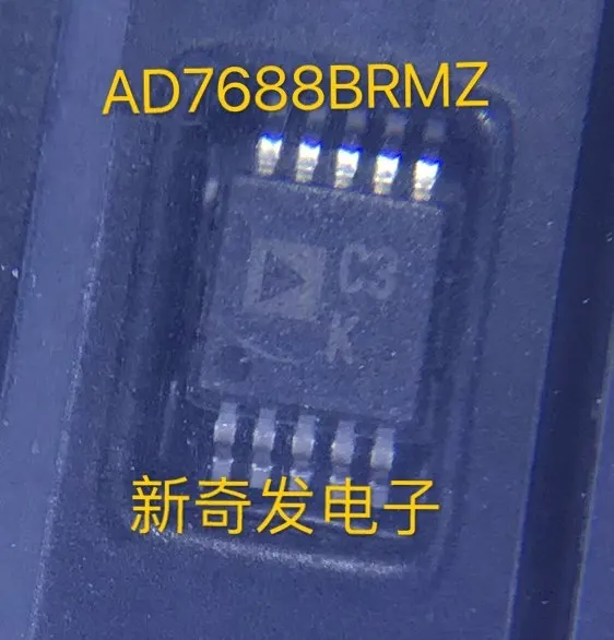 16-Bit ADC Analog-to-Digital Converter AD7688BRMZ Screen Printing C3K MSOP-10 Package, New Original